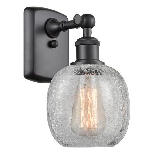 Innovations Lighting Belfast Matte Black Sconce by Innovations Lighting 516-1W-BK-G105