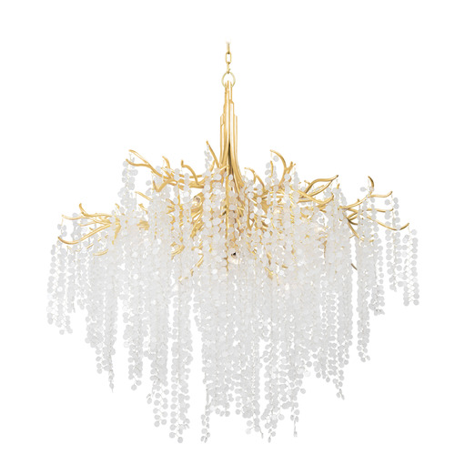 Corbett Lighting Corbett Lighting Genoa Gold Leaf LED Chandelier 350-49-GL