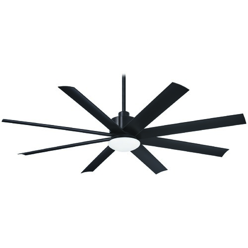 Minka Aire Slipstream 65-Inch Wet Location LED Fan in Coal by Minka Aire F888L-CL