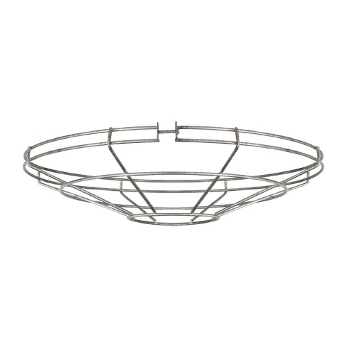 Visual Comfort Studio Collection Barn Light Large Cage in Weathered Pewter by Visual Comfort Studio 97374-57