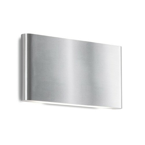 Kuzco Lighting Slate Brushed Nickel LED Outdoor Wall Light by Kuzco Lighting AT68010-BN