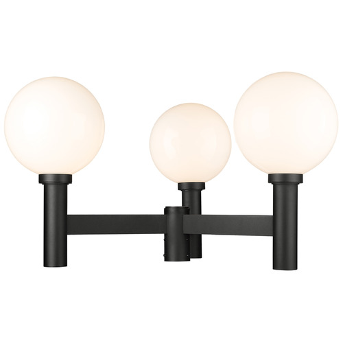 Z-Lite Laurent Black Post Light by Z-Lite 597BP3-BK