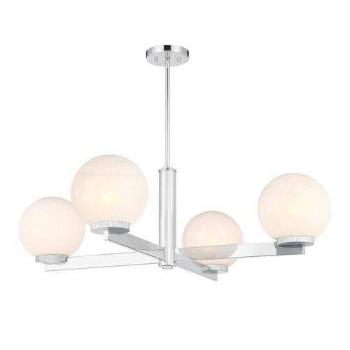 Meridian 4-Light Chandelier in Chrome by Meridian M100123CH