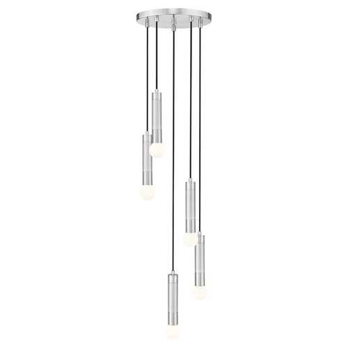 Z-Lite Z-Lite Stari Brushed Nickel Multi-Light Pendant 1956P-5R-BN