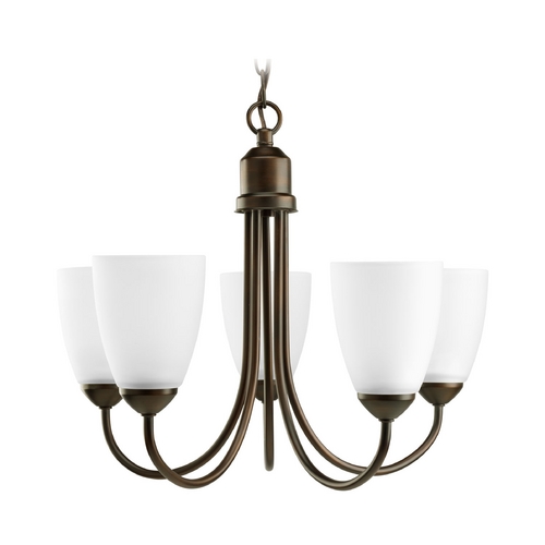Progress Lighting Gather 20.50-Inch Chandelier in Antique Bronze by Progress Lighting P4441-20