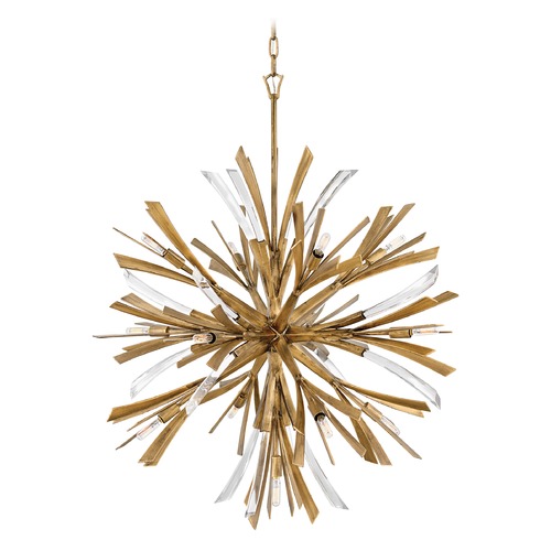 Fredrick Ramond Vida 36-Inch Orb Pendant in Burnished Gold by Fredrick Ramond FR40905BNG