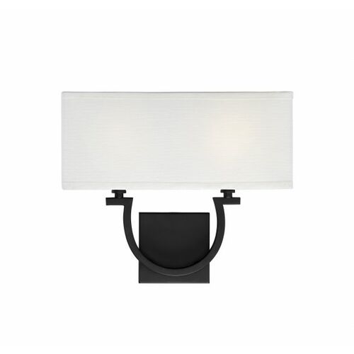 Savoy House Rhodes 2-Light Wall Sconce in Matte Black by Savoy House 9-998-2-89