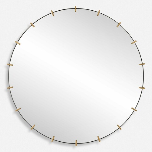 Uttermost Lighting Pali Round 43.11-Inch Decorative Mirror 09994