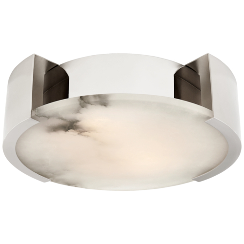 Visual Comfort Signature Collection Melange 14-Inch Flush Mount in Nickel by Visual Comfort Signature KW4012PN