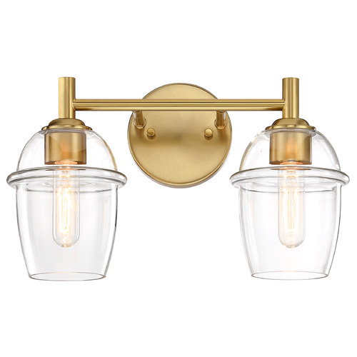 Designers Fountain Lighting Designers Fountain Summer Jazz Brushed Gold Bathroom Light D310M-2B-BG