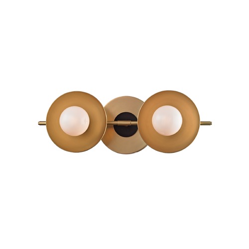 Hudson Valley Lighting Julien Aged Brass LED Bathroom Light by Hudson Valley Lighting 9802-AGB