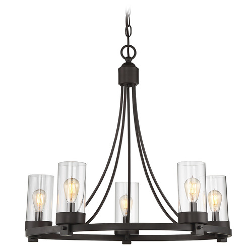 Meridian 5-Light Chandelier in Oil Rubbed Bronze by Meridian M10018ORB
