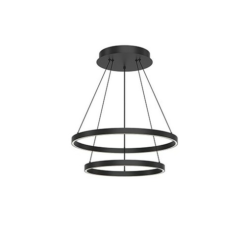 Kuzco Lighting Cerchio Black LED Pendant by Kuzco Lighting CH87224-BK