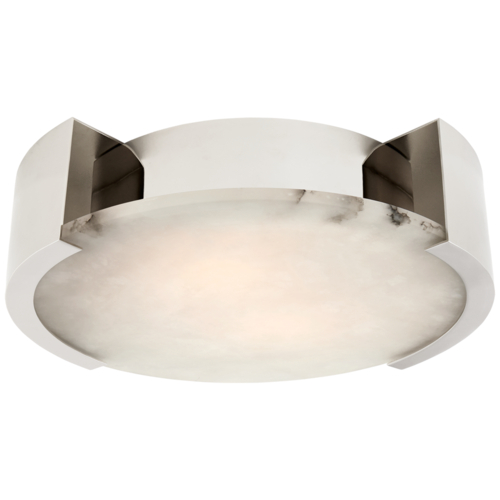 Visual Comfort Signature Collection Melange Large Flush Mount in Nickel by Visual Comfort Signature KW4013PN