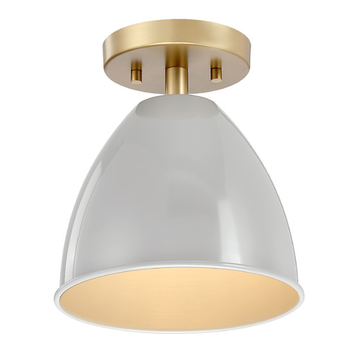 Designers Fountain Lighting Designers Fountain Biba Brushed Gold Semi-Flushmount Light D287M-SF-BG