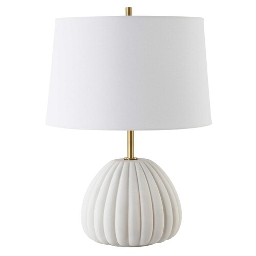 Uttermost Lighting The Uttermost Company Lynna Ivory & Brass Table Lamp with Empire Shade 30358-1