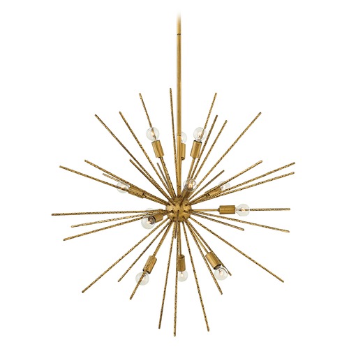 Fredrick Ramond Tryst 30-Inch Orb Pendant in Burnished Gold by Fredrick Ramond FR43015BNG