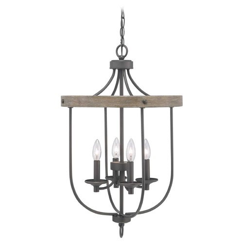 Progress Lighting Gulliver Graphite 4-Light Pendant by Progress Lighting P500157-143