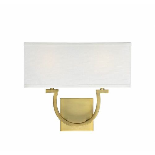 Savoy House Rhodes 2-Light Wall Sconce in Warm Brass by Savoy House 9-998-2-322