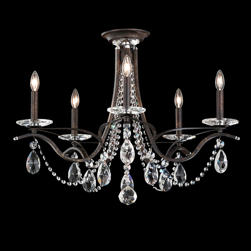 Schonbek Lighting Schonbek Worldwide Lighting Vesca Heirloom Bronze Semi-Flushmount Light VA8312N-76R