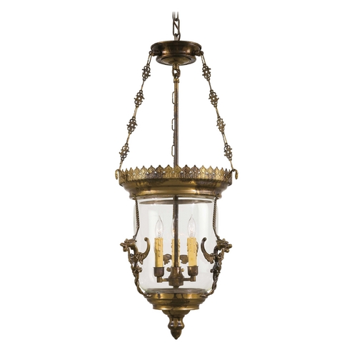 Metropolitan Lighting Pendant with Clear Glass in Antique Bronze Patina by Metropolitan Lighting N2336-OXB