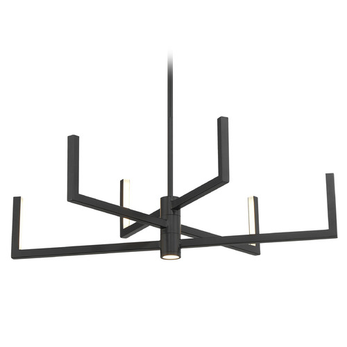 George Kovacs Lighting George Kovacs Articular Coal LED Chandelier P1476-66A-L