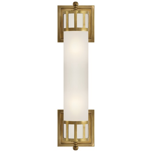 Visual Comfort Signature Collection Studio VC Openwork Medium Sconce in Antique Brass by Visual Comfort Signature SS2013HABFG