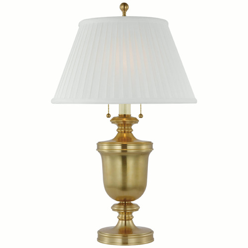 Visual Comfort Signature Collection E.F. Chapman Classical Urn Table Lamp in Antique Brass by VC Signature CHA8172ABSP