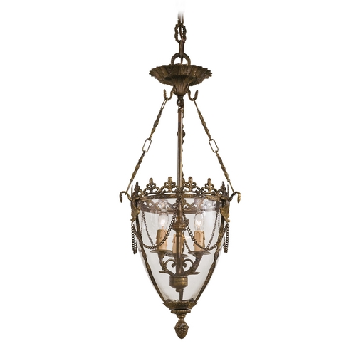Metropolitan Lighting Pendant with Clear Glass in Antique Bronze Patina by Metropolitan Lighting N2337-OXB