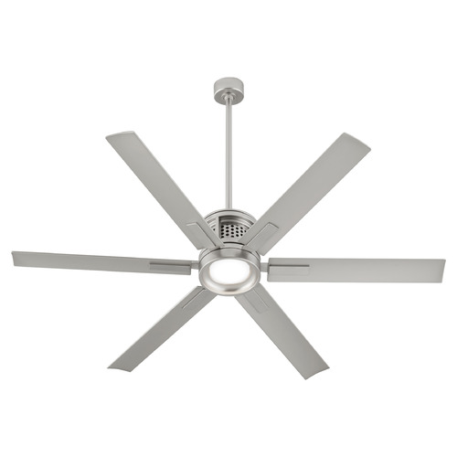 Quorum Lighting Zeus Satin Nickel LED Ceiling Fan by Quorum Lighting 10656-65