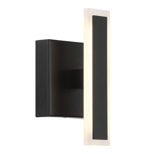 George Kovacs Lighting George Kovacs Edge Coal Black LED Sconce P1413-66A-L