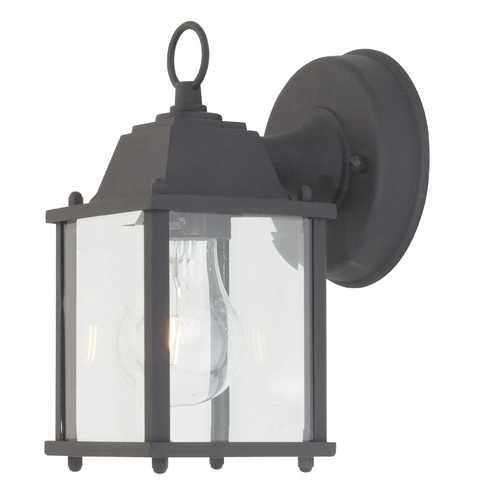 Design Classics Lighting Square Outdoor Wall Light 3045 BK