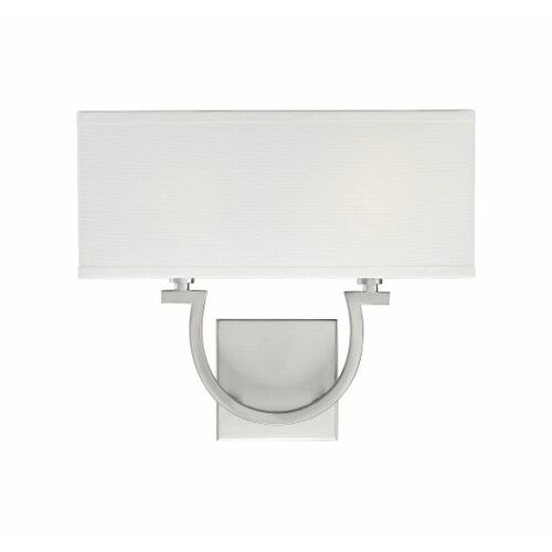 Savoy House Rhodes 2-Light Wall Sconce in Satin Nickel by Savoy House 9-998-2-SN