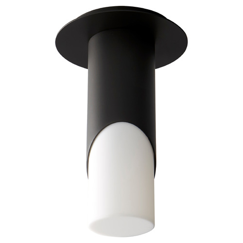 Oxygen Ellipse LED Acrylic Ceiling Mount in Black by Oxygen Lighting 3-353-215