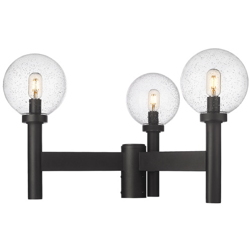 Z-Lite Laurent Black Post Light by Z-Lite 599MP3-BK