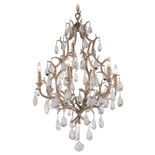 Corbett Lighting Corbett Lighting Amadeus Stria Gold Leaf Chandelier 163-06-SGL