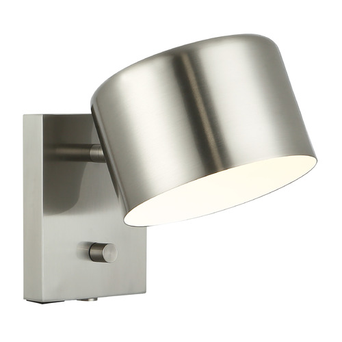 Matteo Lighting Matteo Lighting Clinton Brushed Nickel LED Sconce S16601BN