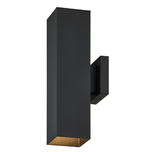 Design Classics Lighting Design Classics Powder Coated Black Rectangle Outdoor Wall Light 2002-PCBK