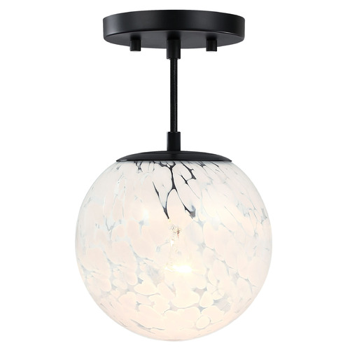 Designers Fountain Lighting Designers Fountain Circo Matte Black Semi-Flushmount Light D282M-SF-MB