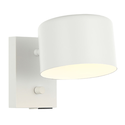 Matteo Lighting Matteo Lighting Clinton White LED Sconce S16601WH