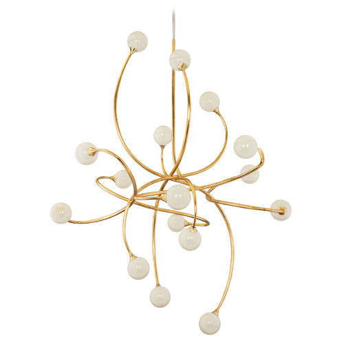 Corbett Lighting Corbett Lighting Signature Gold Leaf LED Chandelier 294-716-GL