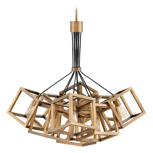 Fredrick Ramond Ensemble Medium Chandelier in Brushed Bronze by Fredrick Ramond FR42445BBZ