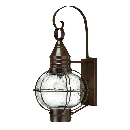 Hinkley Seeded Glass Outdoor Wall Light Bronze by Hinkley Lighting 2204SZ