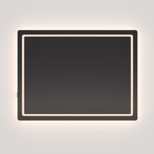 Oxygen Compact 48 x 48-Inch CCT LED Mirror in Black by Oxygen Lighting 3-0404-15