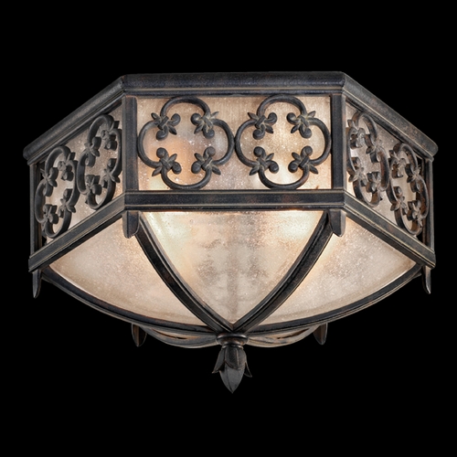Fine Art Lamps Fine Art Lamps Costa Del Sol Marbella Wrought Iron Flush Mount 324882ST