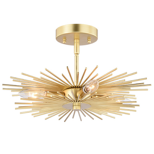 Vaxcel Lighting Vaxcel Lighting Nikko Gold Semi-Flushmount Light C0227