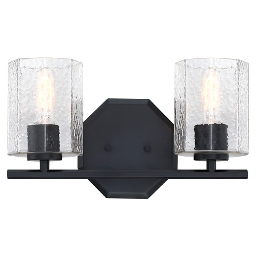 Designers Fountain Lighting Designers Fountain Haven Matte Black Bathroom Light D309M-2B-MB