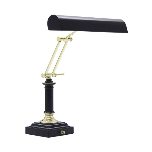 House of Troy Lighting Piano Lamp in Black & Brass by House of Troy Lighting P14-233-617