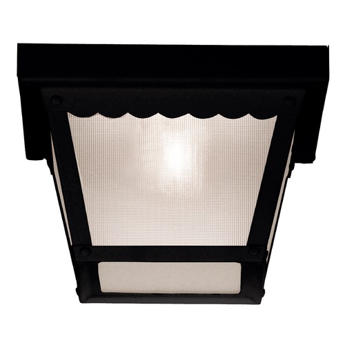 Meridian Black Flush Mount by Savoy House M50058BK