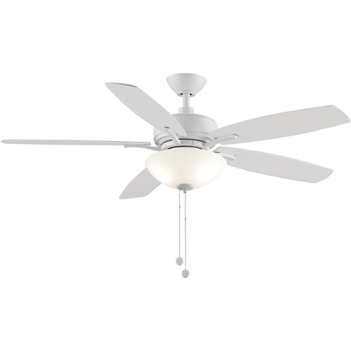 Fanimation Fans Aire Deluxe 52-Inch LED Fan in Matte White with Light by Fanimation Fans FP6285BMW
